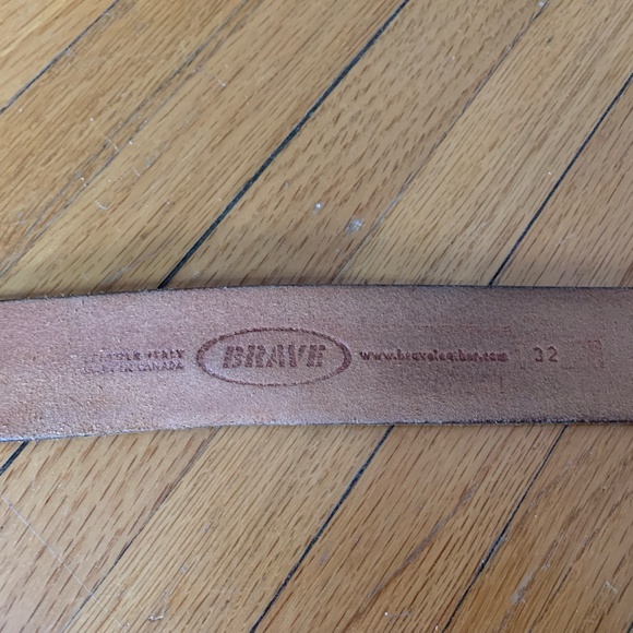 🇨🇦 BRAVE Leather Belt with unique buckle - Picture 5 of 8